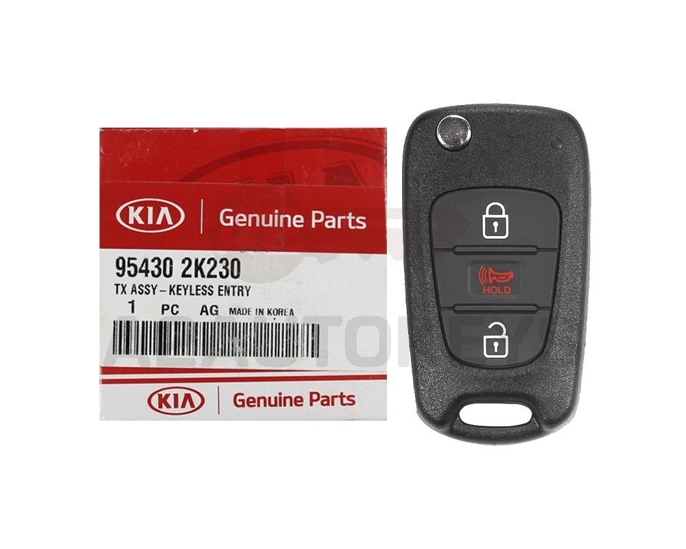 KIA Soul 2012 Genuine Flip Remote Key 433MHz 95430-2K230