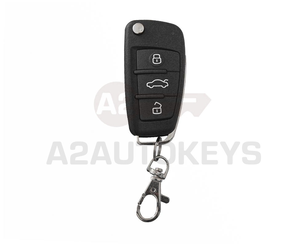 Face to Face Universal Copier Flip Remote 3 Buttons Adjustable Frequency Audi Type RD108