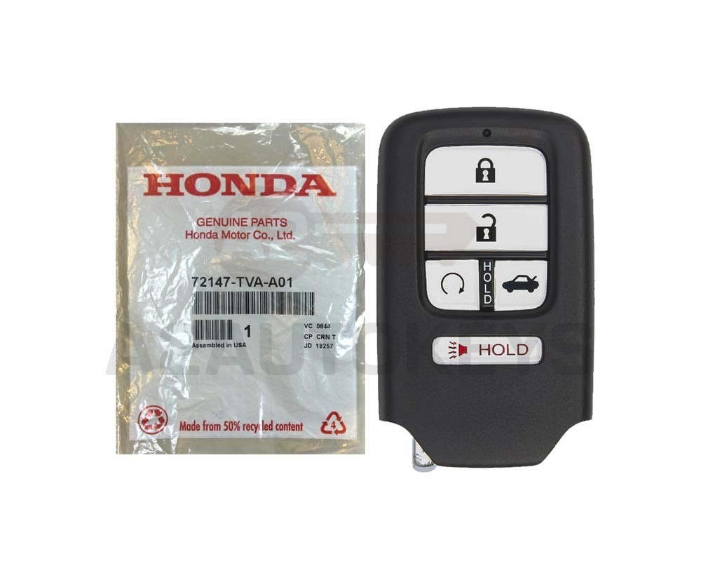 Honda Accord 2018-2020 Genuine Smart Remote Key 433MHz 72147-TVA-A01