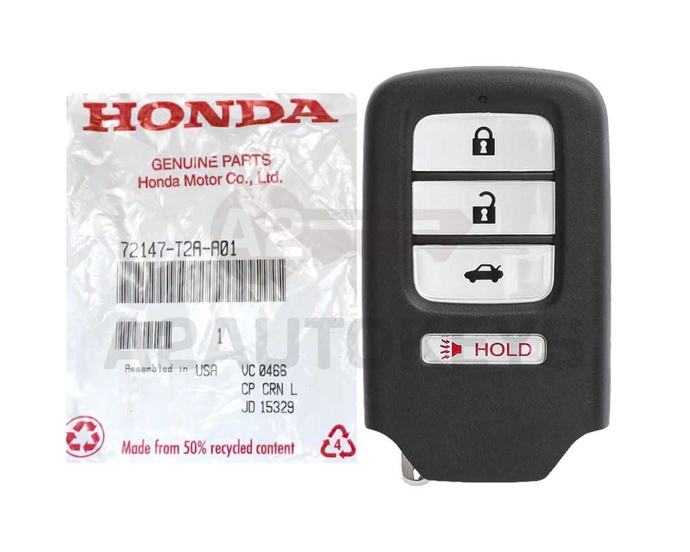 Honda Accord Civic 2014 Genuine Smart Key Remote 315MHz 72147-T2A-A01