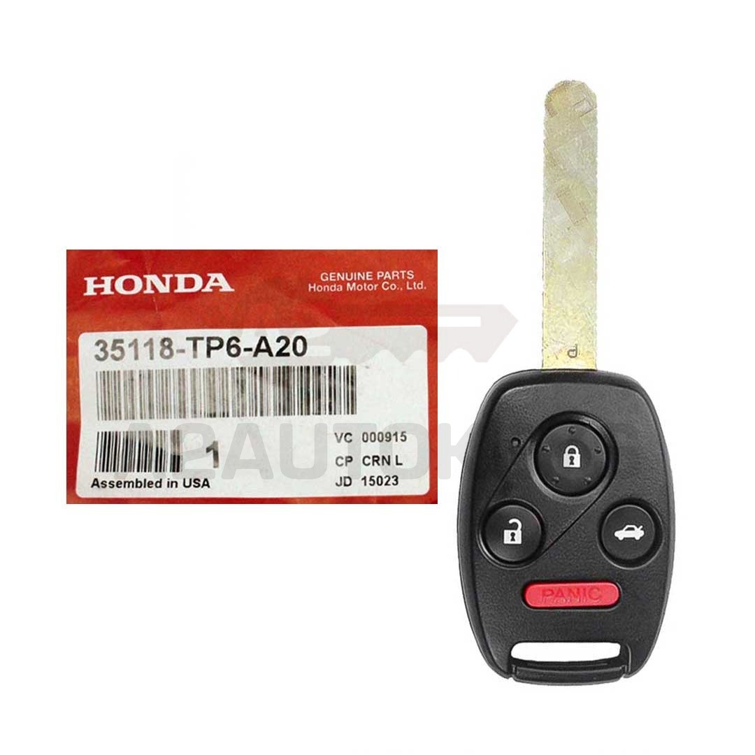 Honda CR-V Crosstour 2010-2012 Genuine Remote 315MHz 35118-TP6-A20