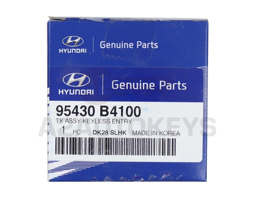 Hyundai I10 2017 Genuine Flip Remote Key 433MHz 95430-B4100