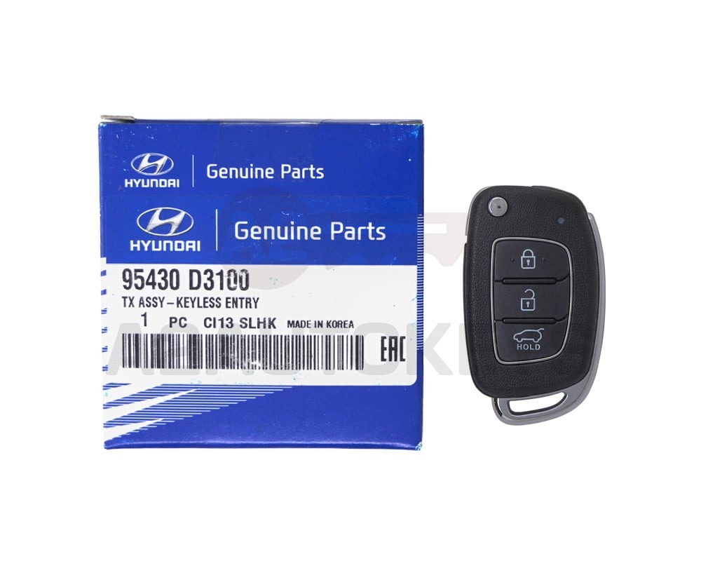 Hyundai Tucson 2016 Genuine Flip Remote Key 433MHz 95430-D3100