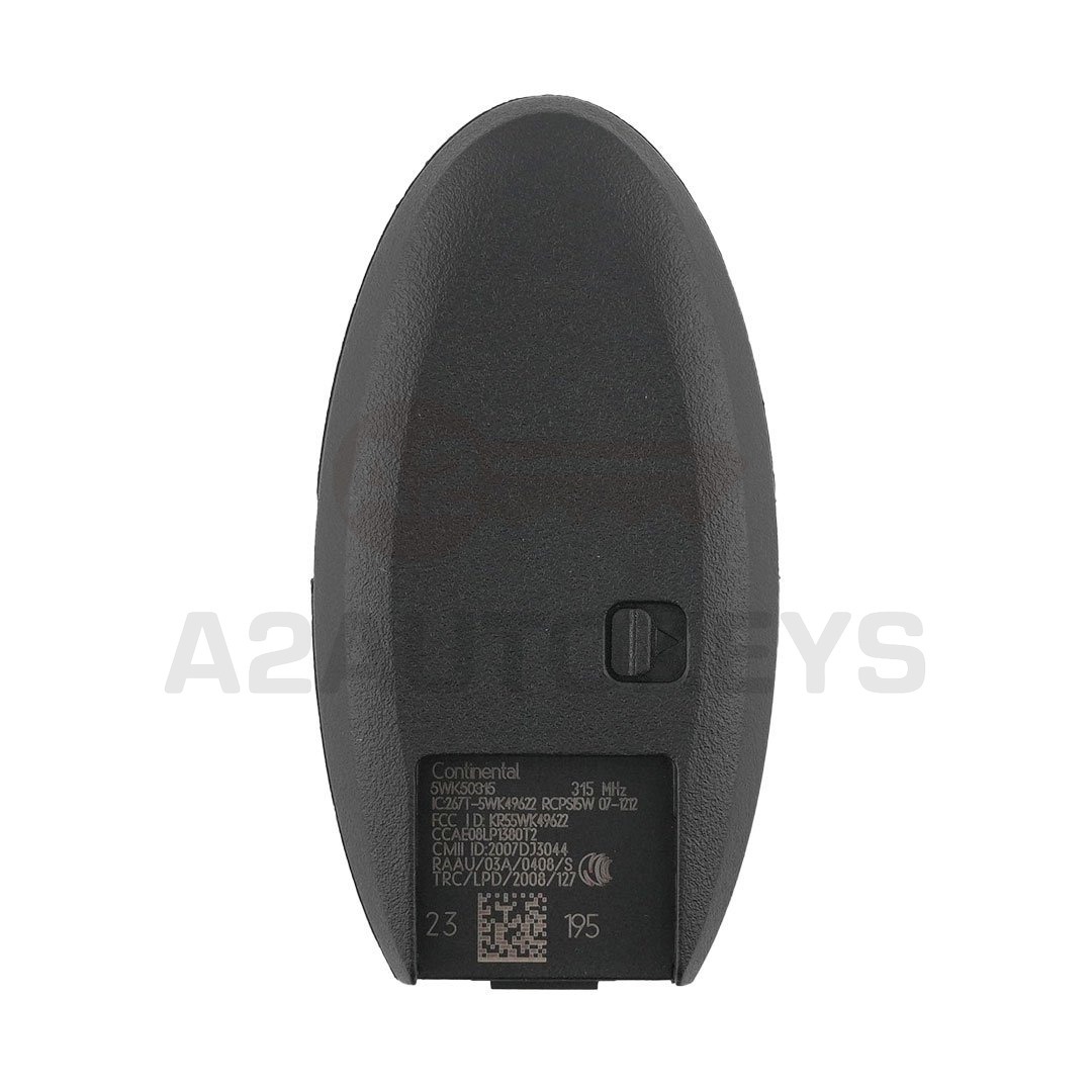 Infiniti FX35 2012 Genuine Smart Key Remote 315MHz 285E3-1CA7A
