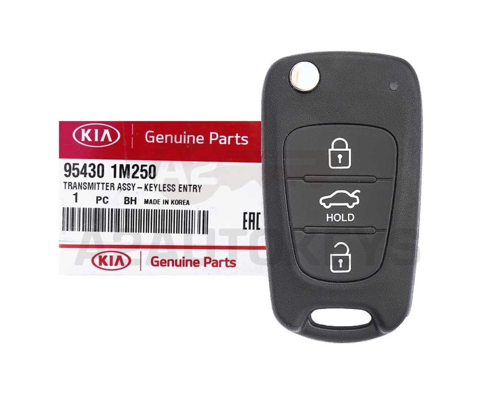 KIA Cerato 2011-2013 Genuine Flip Remote Key 433MHz 95430-1M250 / 95430-1M251
