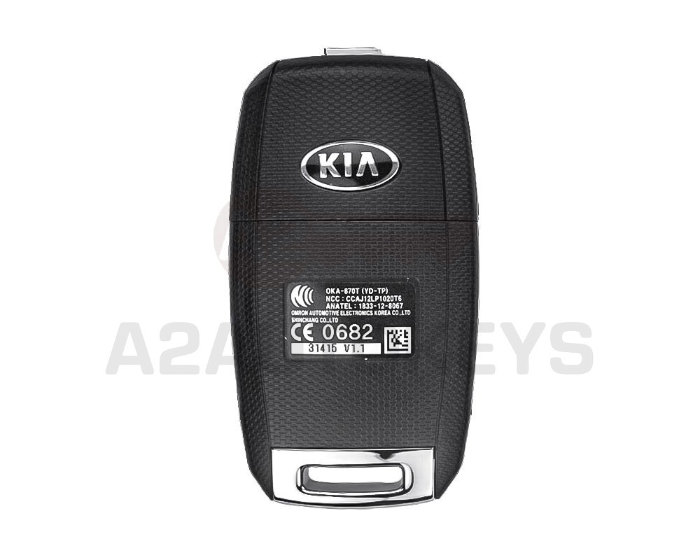 KIA Cerato 2014-2018 Genuine Flip Remote Key 3 Button 433MHz 95430-A7100