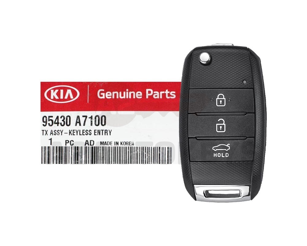 KIA Cerato 2014-2018 Genuine Flip Remote Key 3 Button 433MHz 95430-A7100
