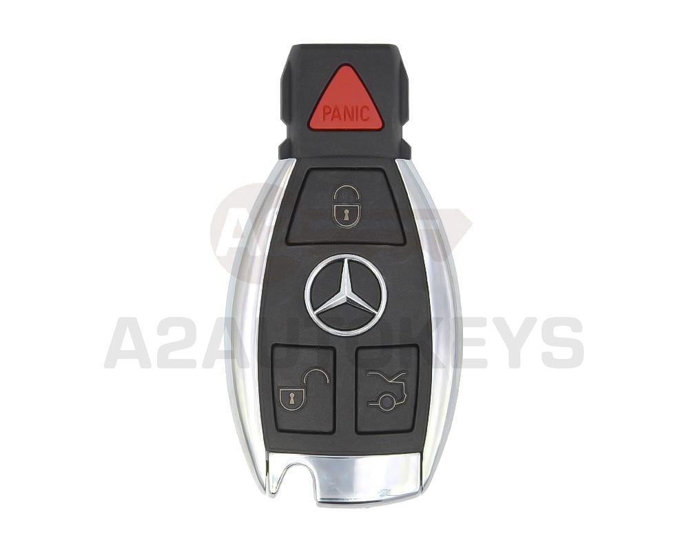 Mercedes BGA 212 Genuine Chrome Remote 4 Button 315MHz