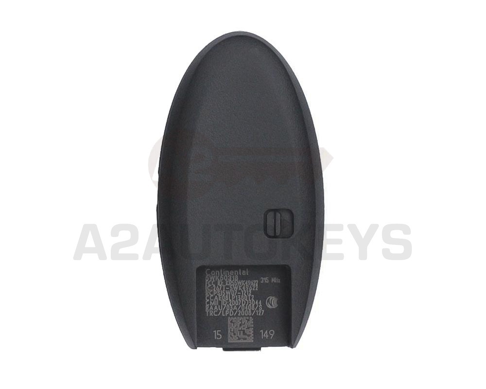 Nissan GTR 2009-2018 Genuine Smart Key Remote 315MHz 285E3-JF87A