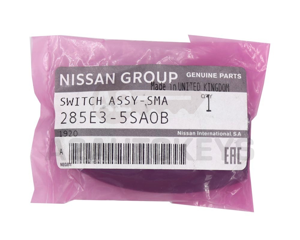 Nissan LEAF 2018 Genuine Smart Remote Key 433MHz 285E3-5SA0A / 285E3-5SA0B