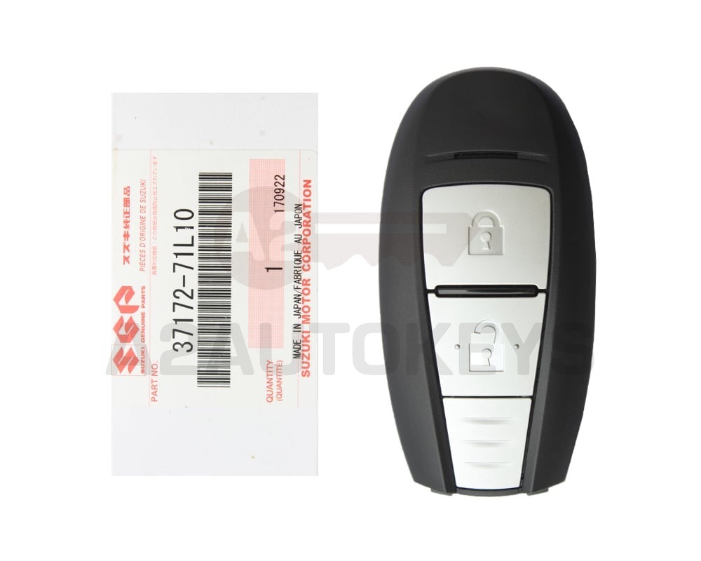 Suzuki Swift 2015 Genuine Smart Key 2 Button 433MHz 37172-71L10 / 37172-71L11 / 37172-71810