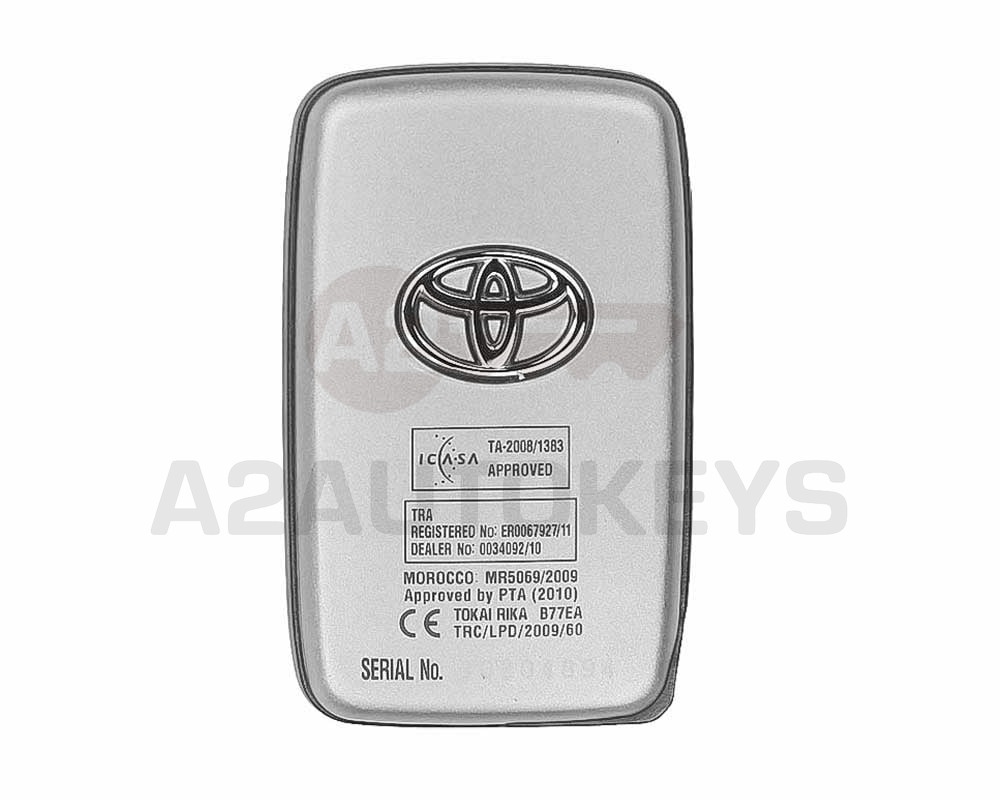 Toyota Land Cruiser 2009-2015 Genuine Smart Key 433MHz ASK 89904-60440
