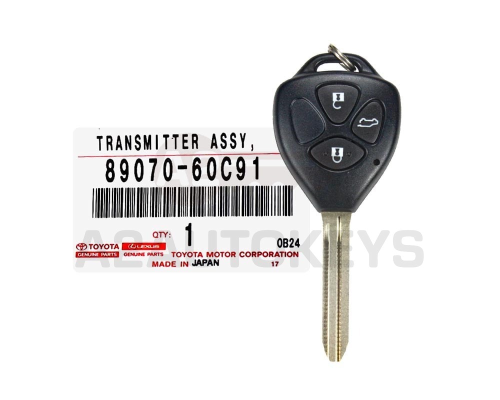 Toyota Prado 2010-2015 Genuine Remote 3 Buttons 433MHz 89070-60C91