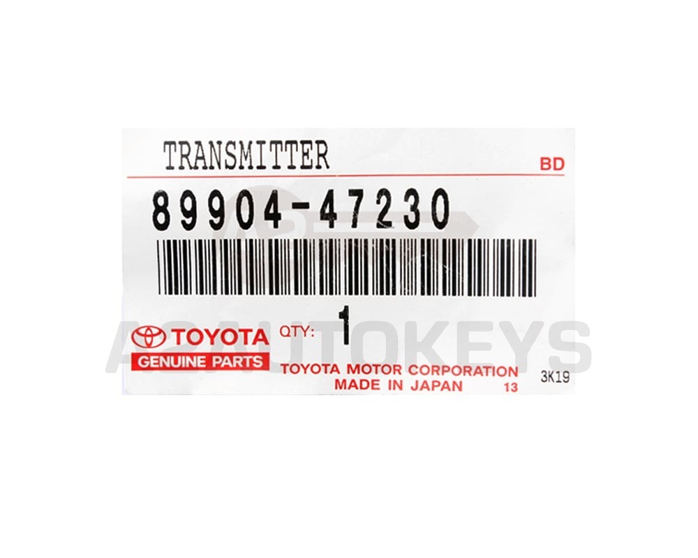 Toyota Prius 4Runner Venza 2010-2019 Genuine Smart Remote Key 315MHz 89904-47230 / 89904-47371 / 89904-47370