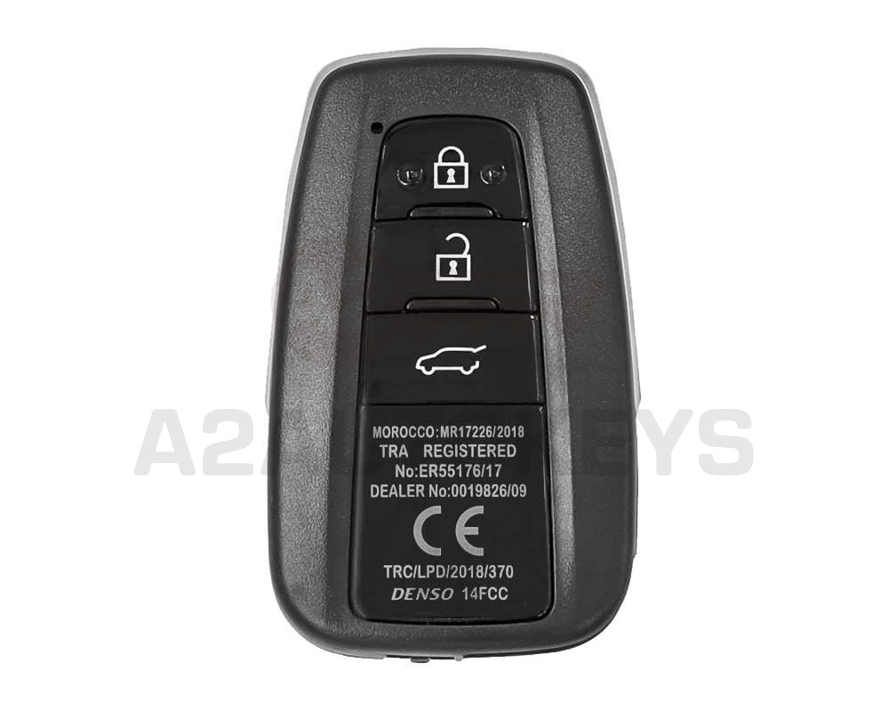 Toyota Land Cruiser Prado 2020-2023 Original Smart Remote Key 3 Buttons 433MHz 89904-60V60