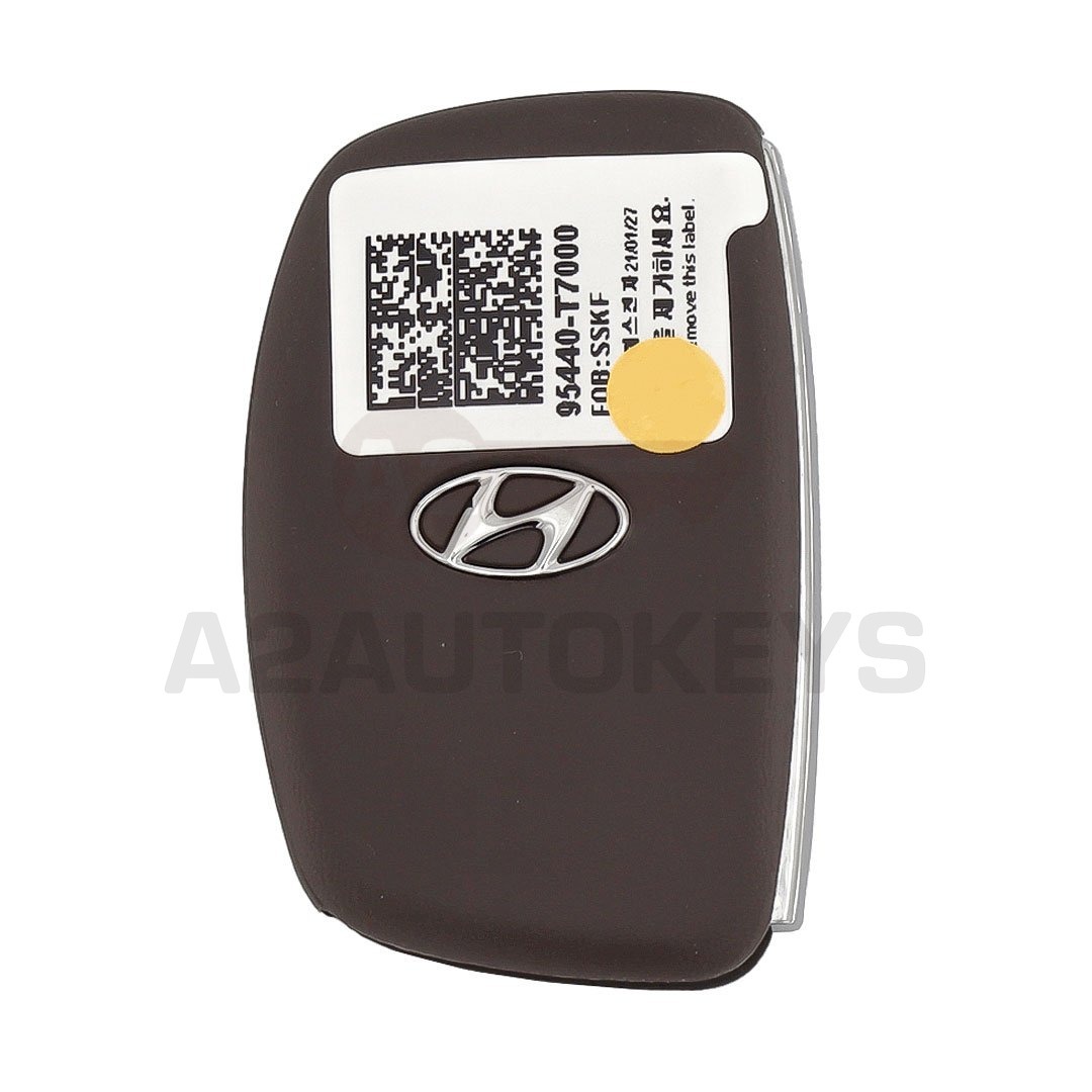 Hyundai I20 2021 Original Smart Remote Key 3 Buttons 433MHz 95440-T7000