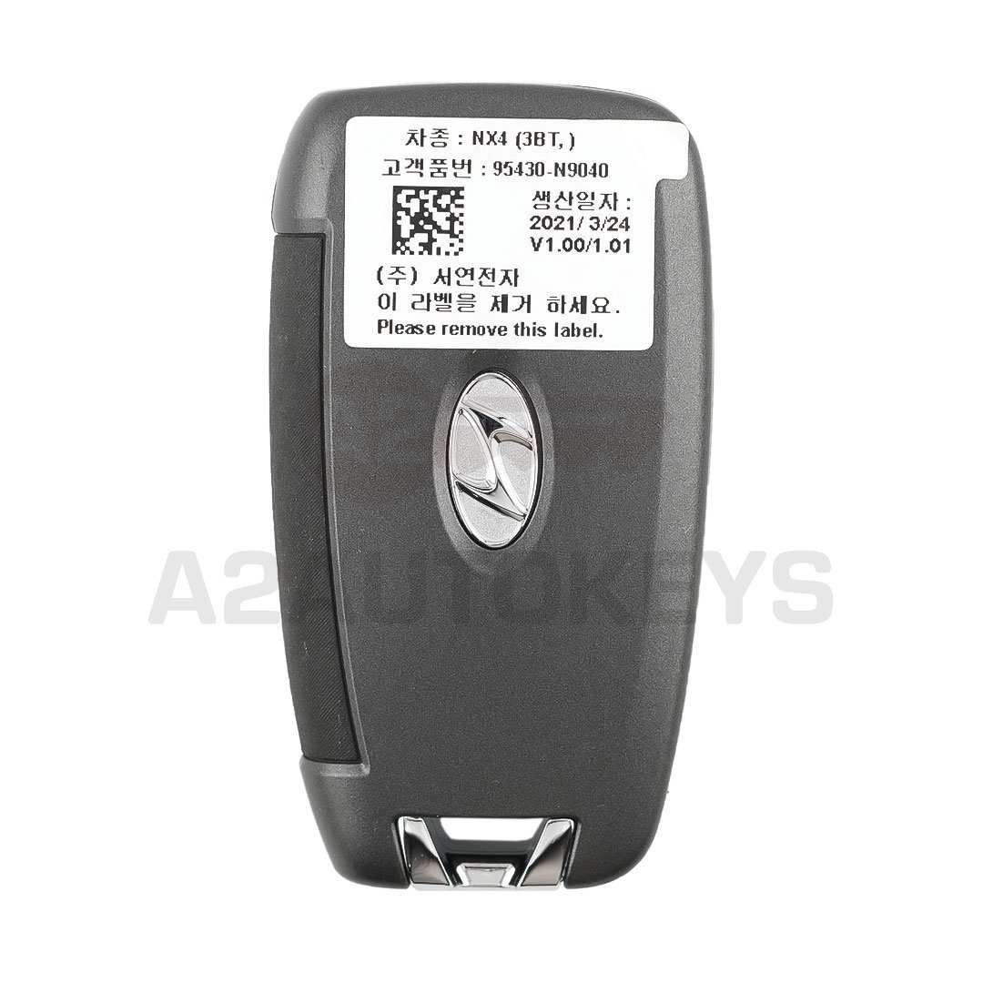 Hyundai Tucson 2022 Original Flip Remote Key 2+1 Buttons 433MHz 95430-N9040