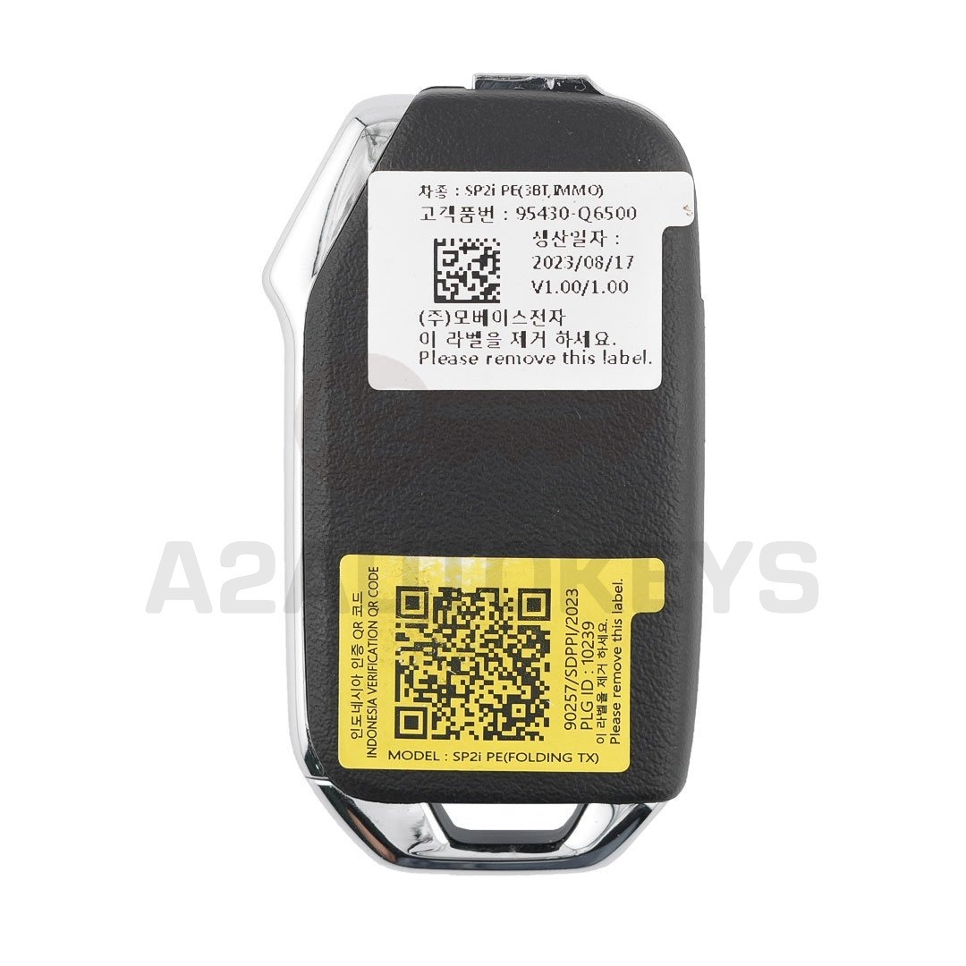 Kia Seltos 2023 Original Flip Remote Key 3 Buttons 433MHz 95430-Q6500