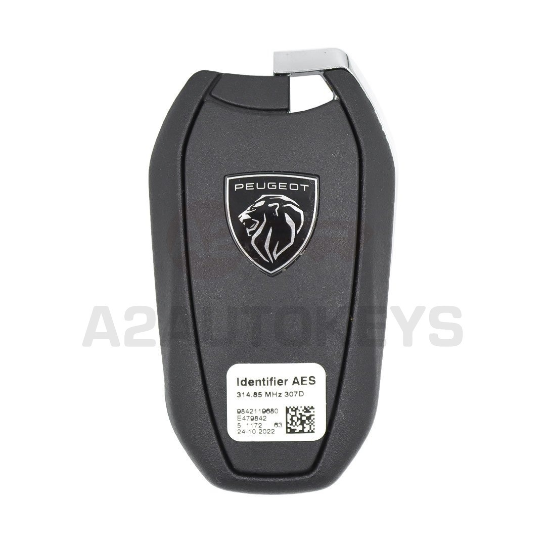 Peugeot Original Smart Remote Key 3 Buttons 314.85MHz FSK