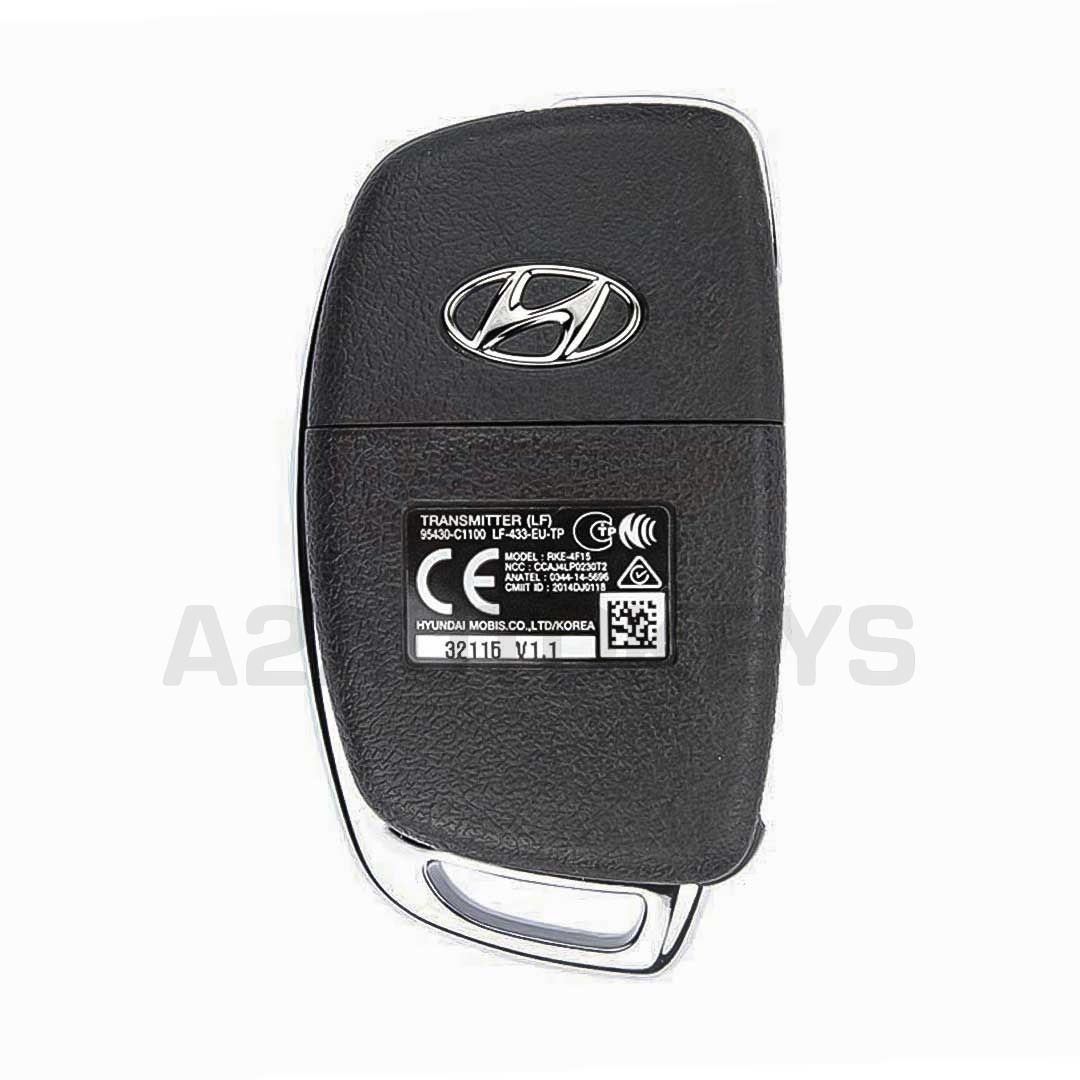 Hyundai Sonata 2015 Original Flip Remote Key 3 Buttons 433MHz 95430-C1100