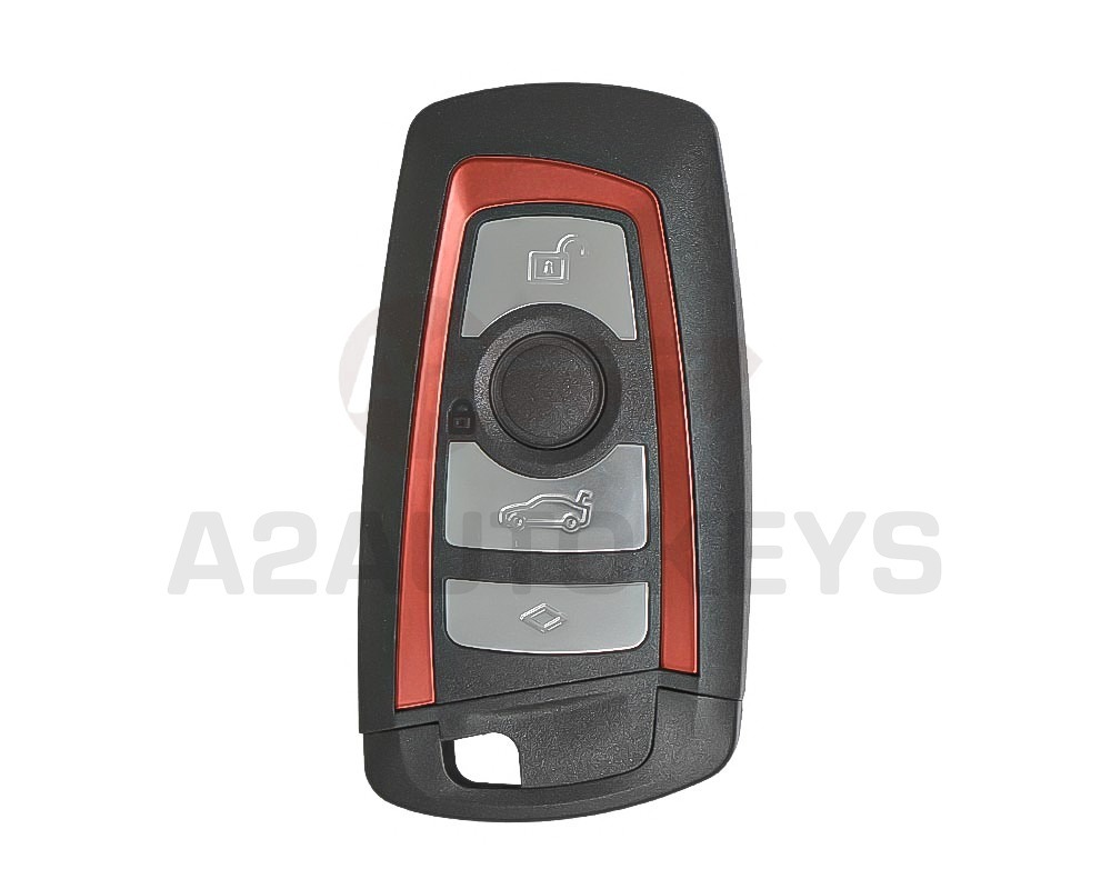 BMW FEM Smart Remote Key 4 Buttons 434.63MHz FSK Red Color FCC ID: YGOHUF5662