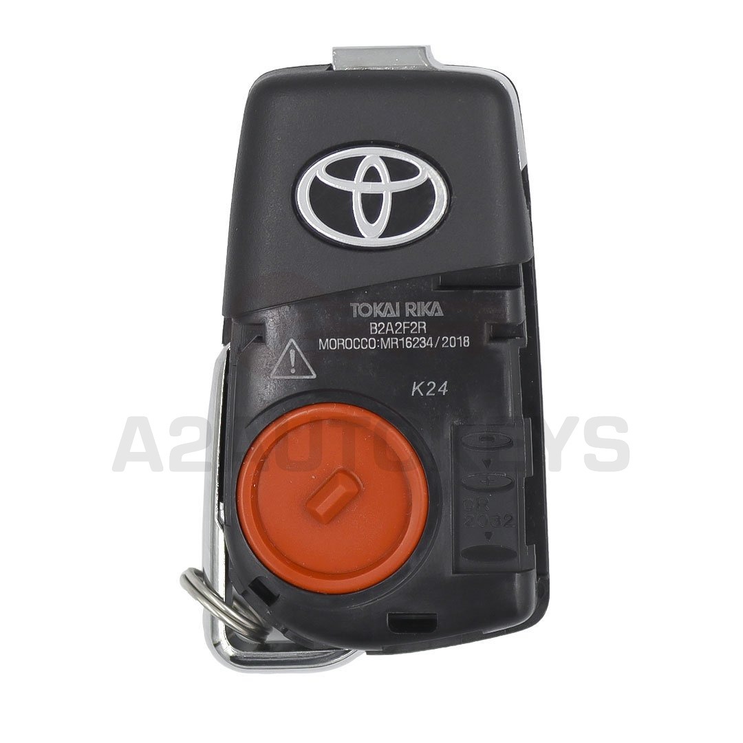 Toyota Corolla Cross 2021 Original Flip Remote Key 3 Buttons 433MHz 89070-02F10