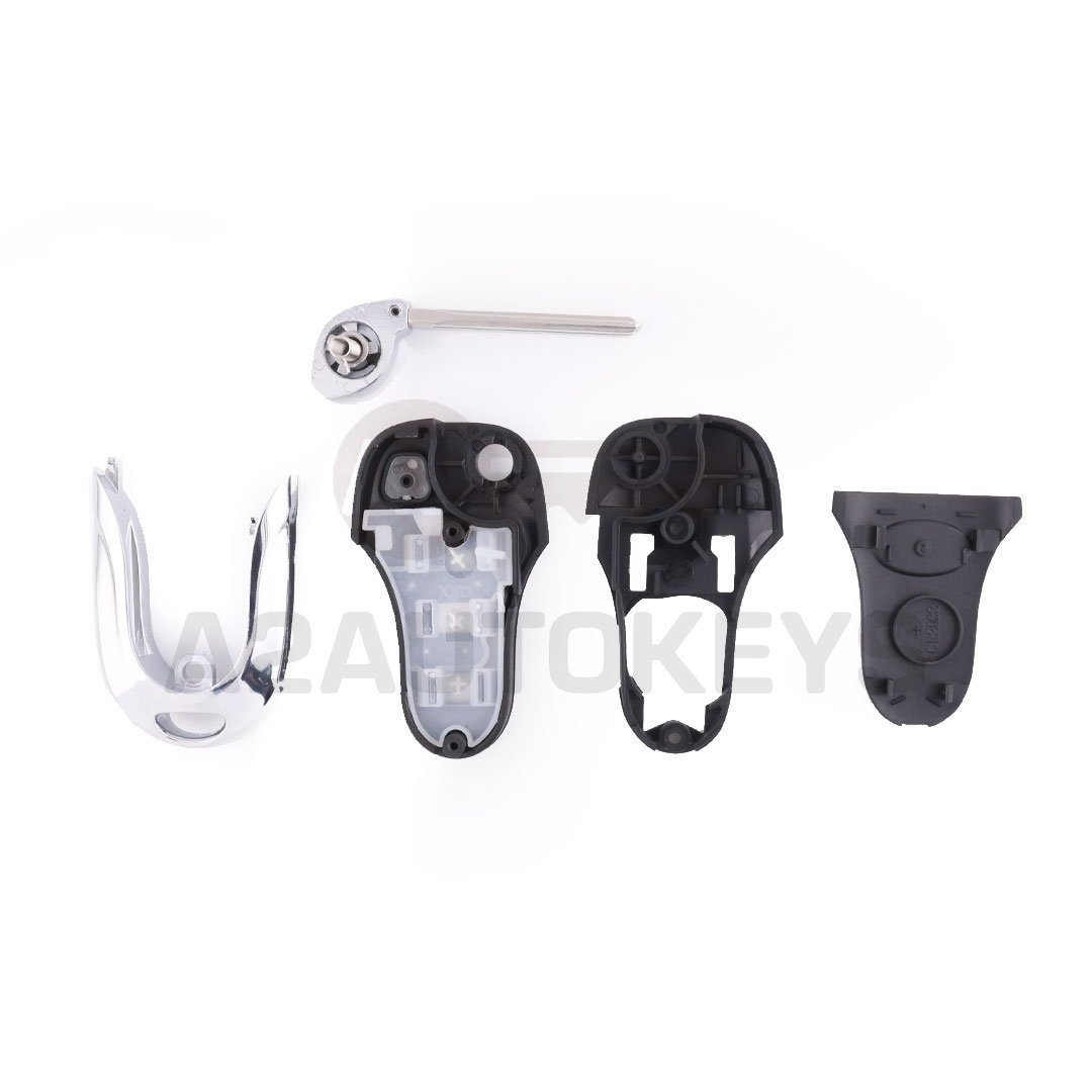 Kia Bongo Flip Remote Key Shell 3 Buttons With HYN14 Blade