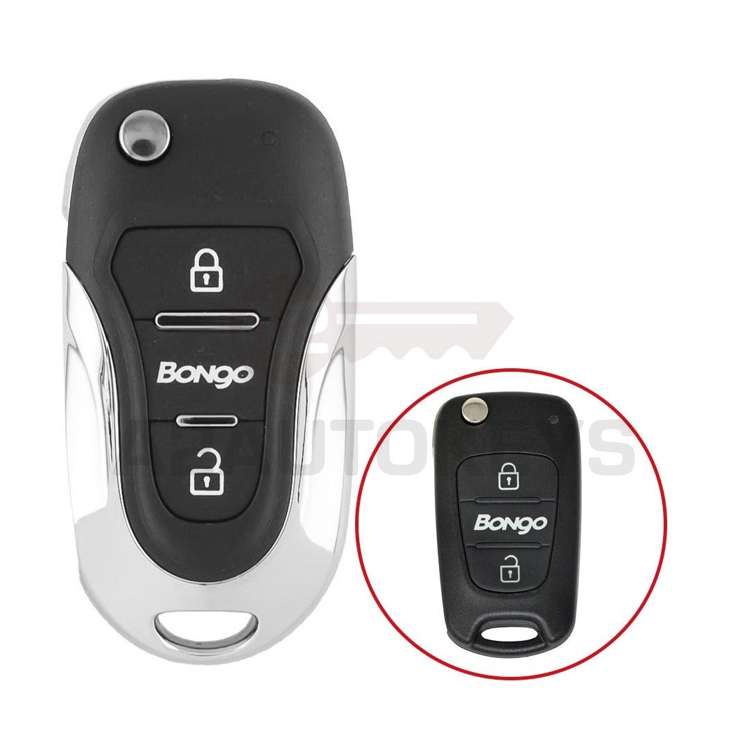 Kia Bongo Flip Remote Key Shell 3 Buttons With HYN14 Blade