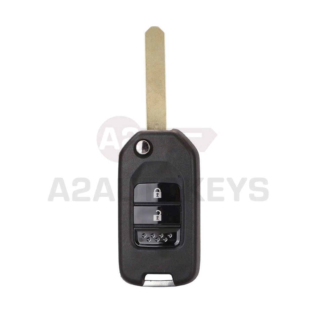 Honda 2014 Flip Remote Key Shell 2 Buttons With Blade