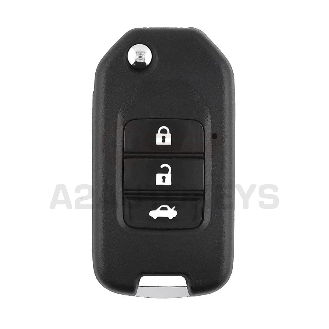Honda Modified Flip Remote Key Shell 3 Buttons With Blade