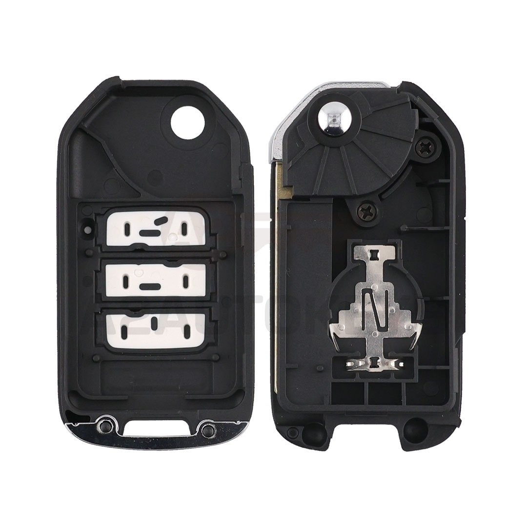 Honda Modified Flip Remote Key Shell 3 Buttons With Blade