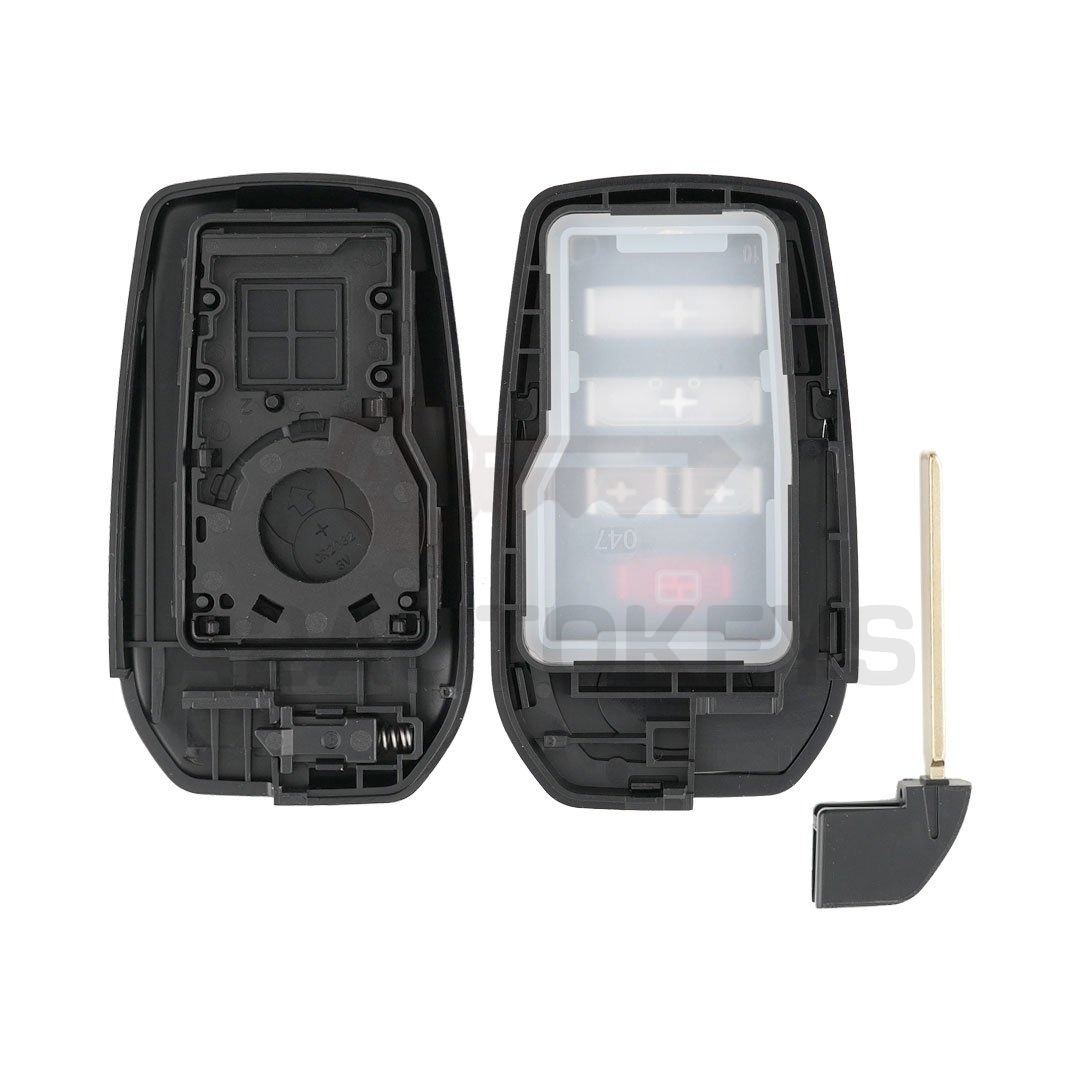 Toyota Sienna 2022 Smart Remote Key Shell 4+1 Buttons Black Sides BA Type