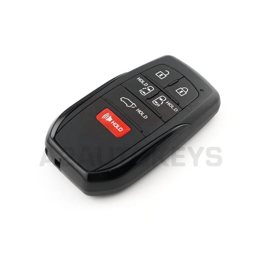 Toyota Sienna 2022 Smart Remote Key Shell 5+1 Buttons Black Sides BA Type
