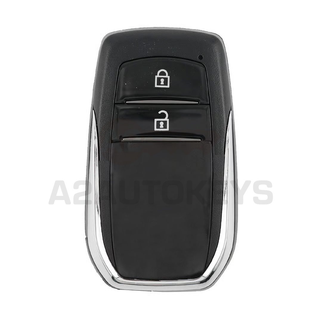 Toyota Smart Remote Key Shell 2 Buttons Chrome Sides BA Type