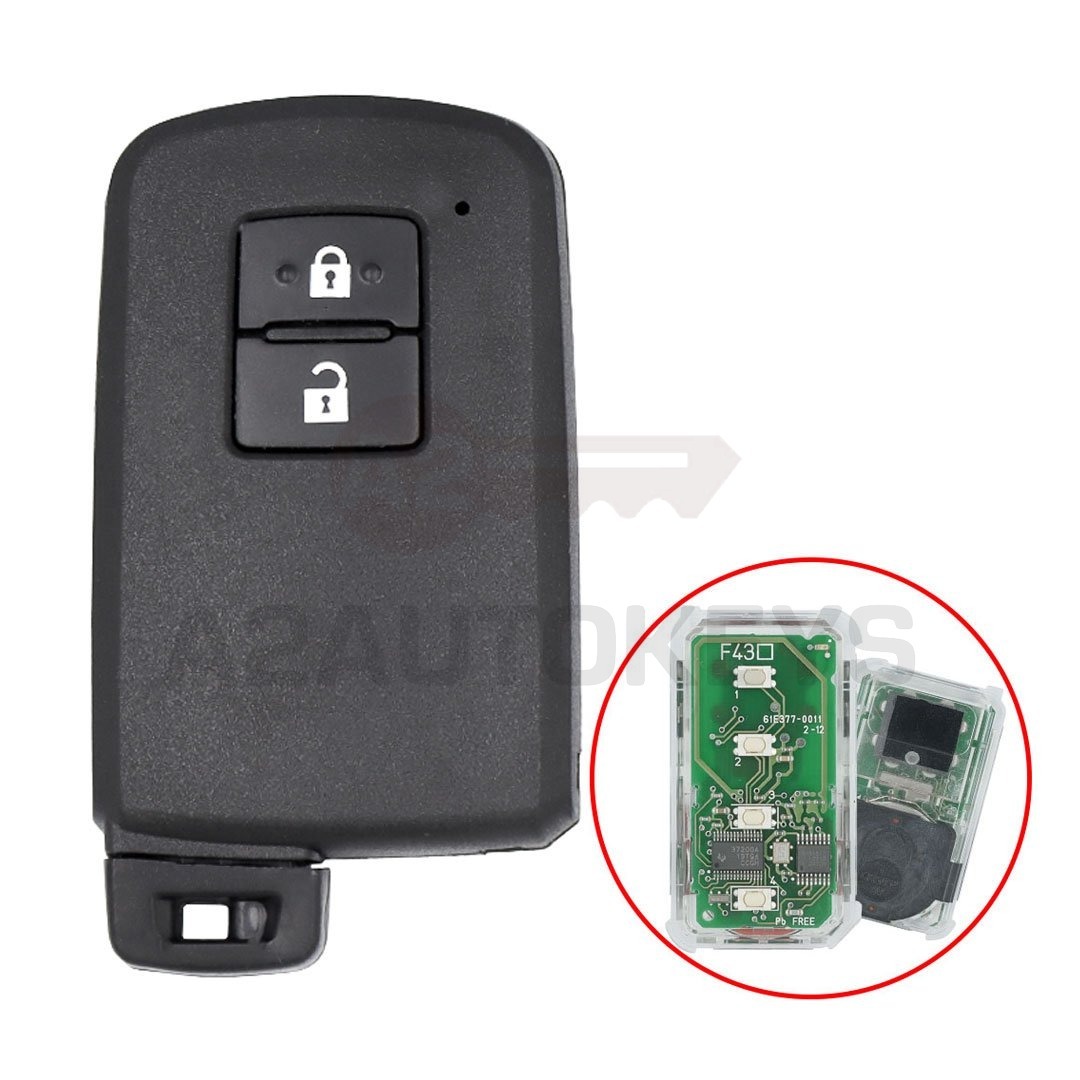 Toyota Rav4 2014 GCC Smart Remote Key Shell 2 Buttons