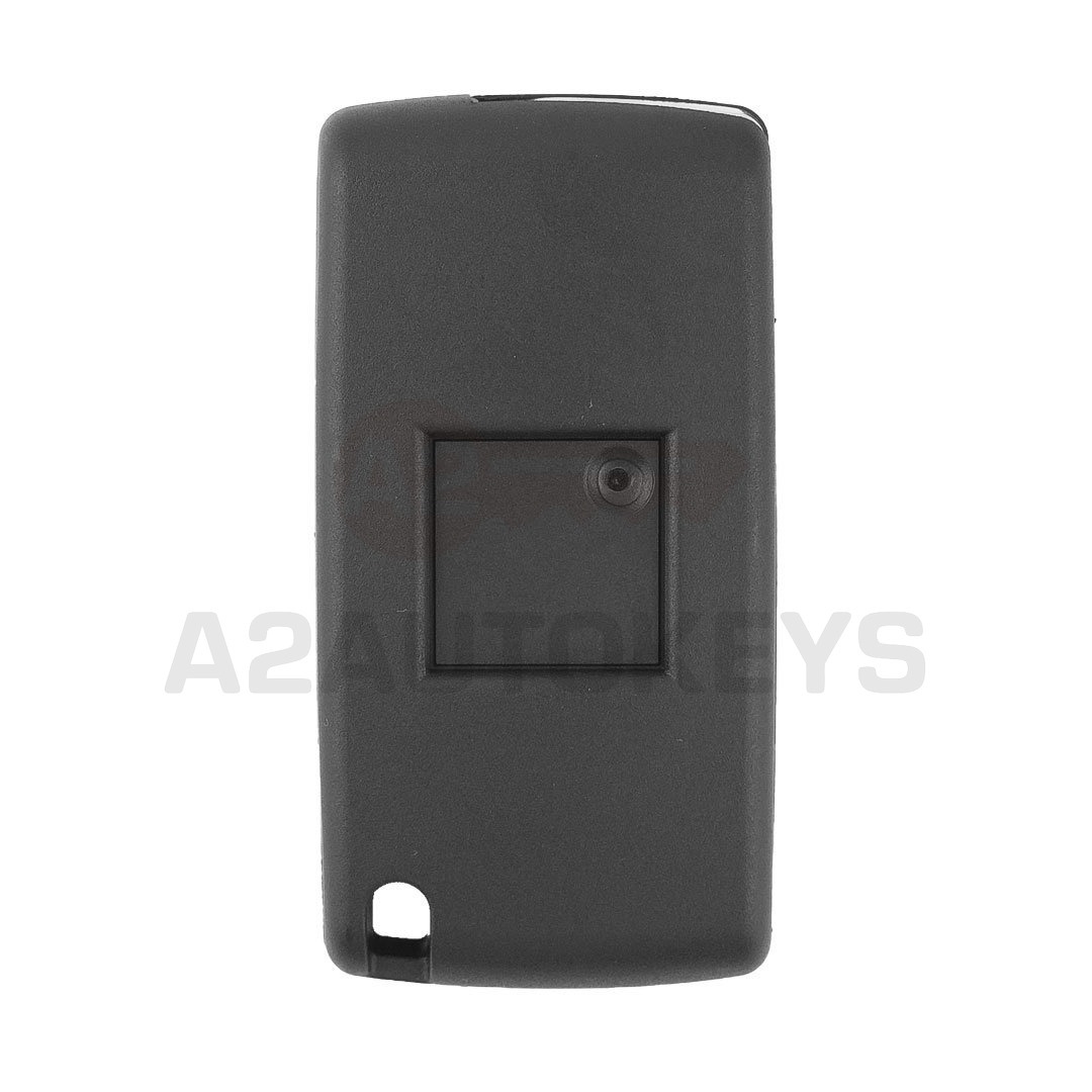 Peugeot 407 Flip Remote Key Shell 2 Buttons with Battery Holder VA2 Blade