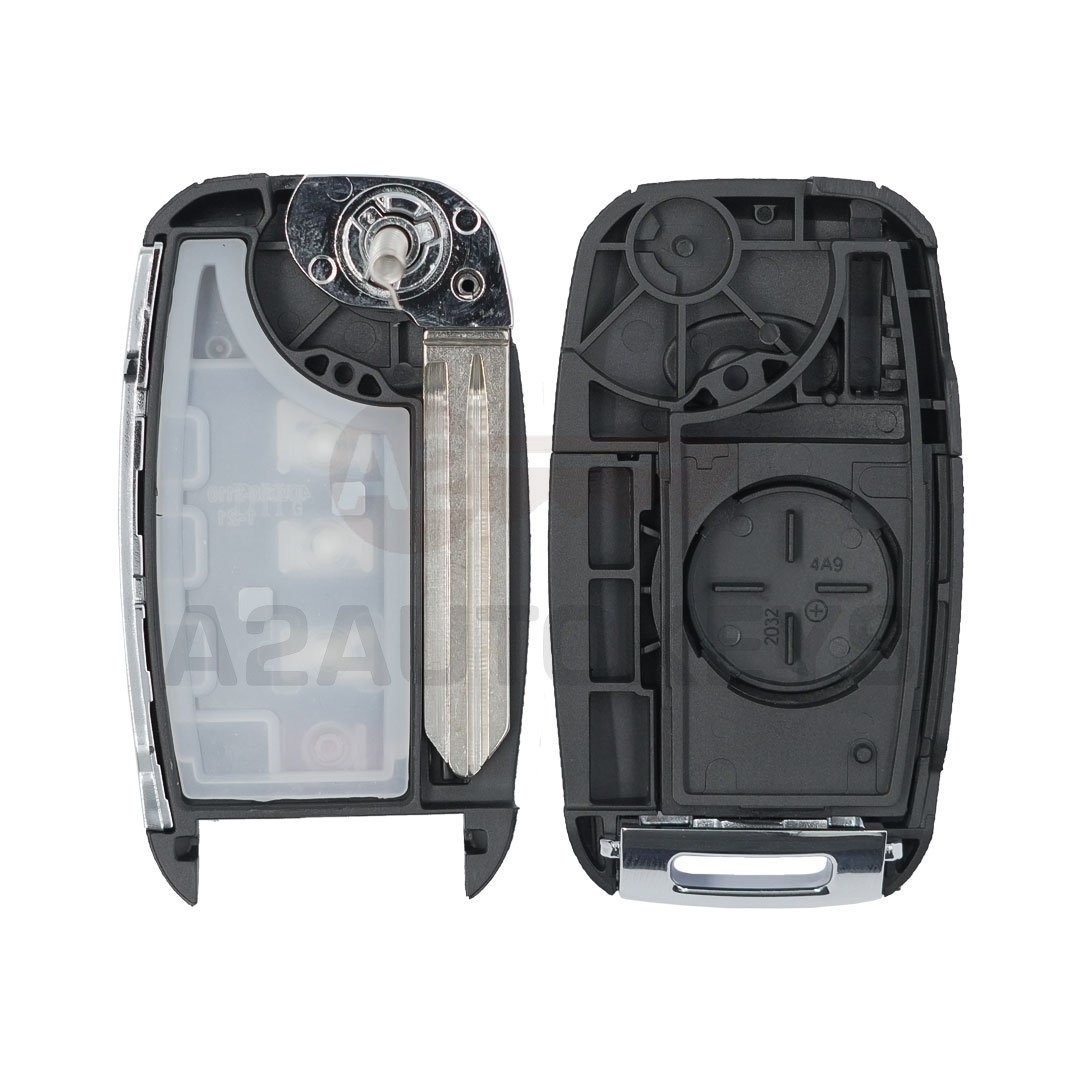 Kia Flip Remote Key Shell 3+1 Buttons Sedan Type HYN14R Blade