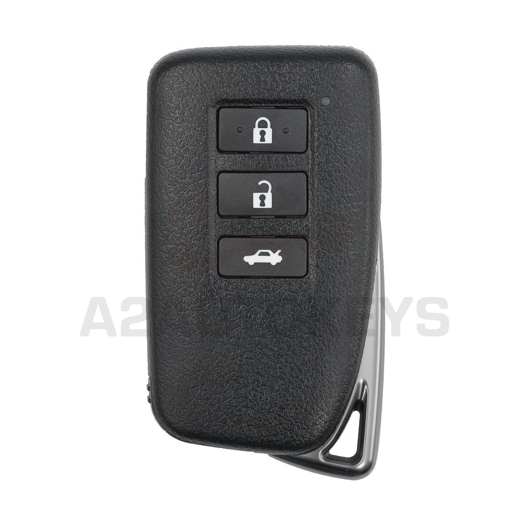 Lexus 2015 Smart Remote Key Shell 3 Buttons Sedan Trunk