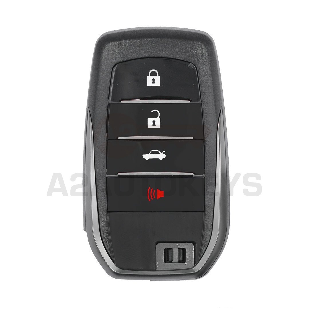Toyota 2016-2022 Smart Remote Key Shell 3+1 Buttons Sedan Trunk
