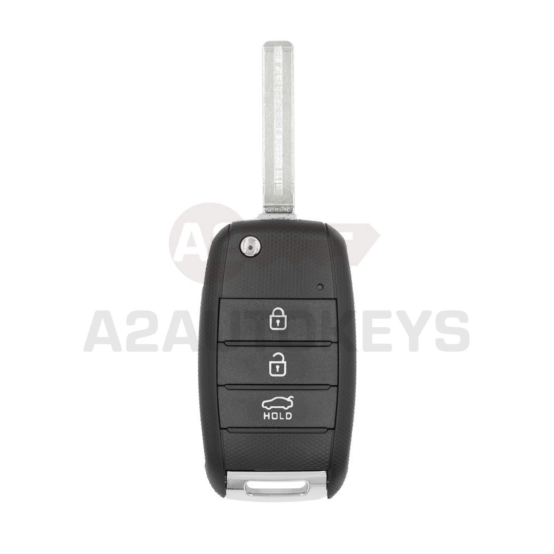 Kia 2015 Flip Remote Key Shell 3 Buttons TOY48 Blade Sedan