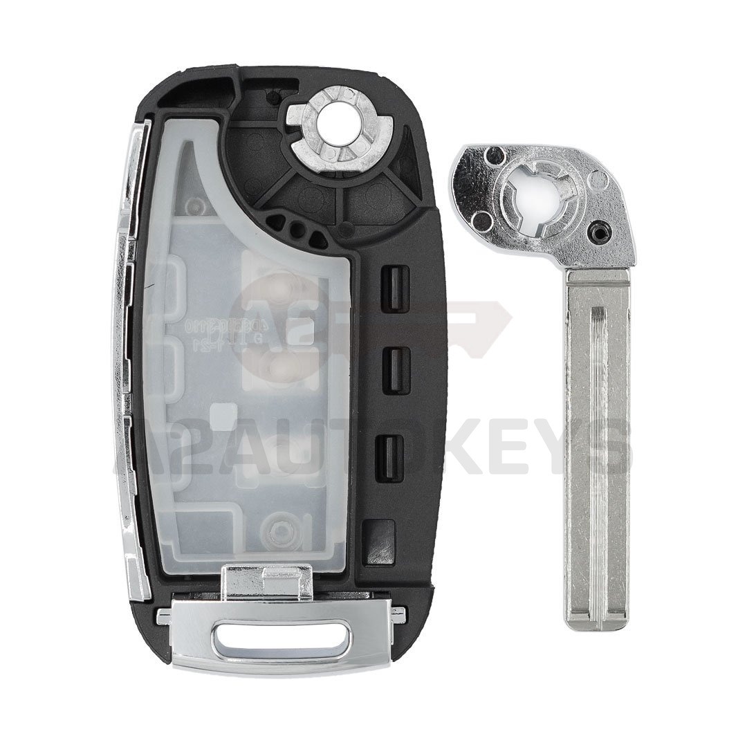 Kia 2015 Flip Remote Key Shell 3 Buttons TOY48 Blade Sedan