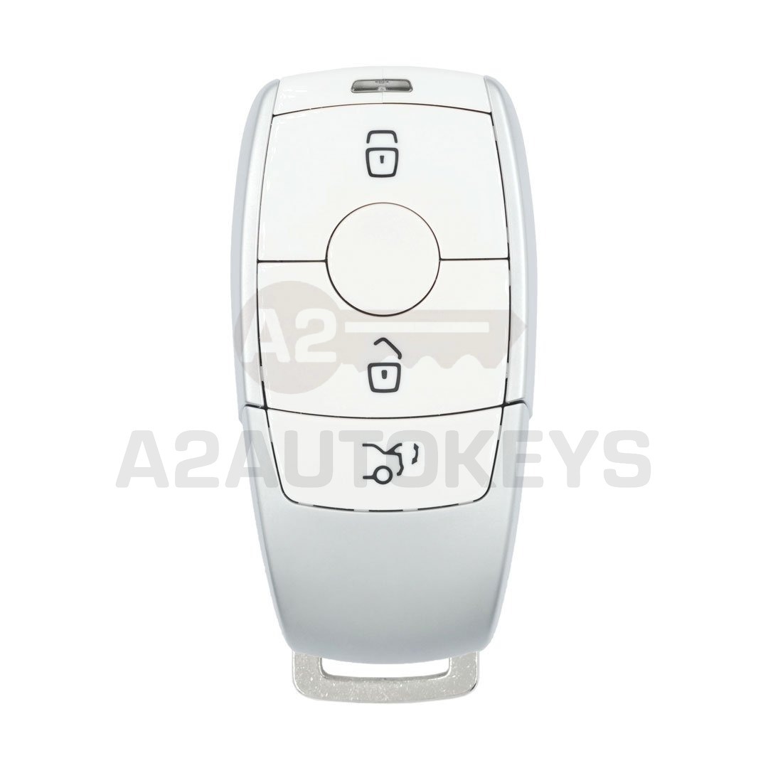 Mercedes E Series Smart Remote Key Shell 3 Buttons Matt White Color