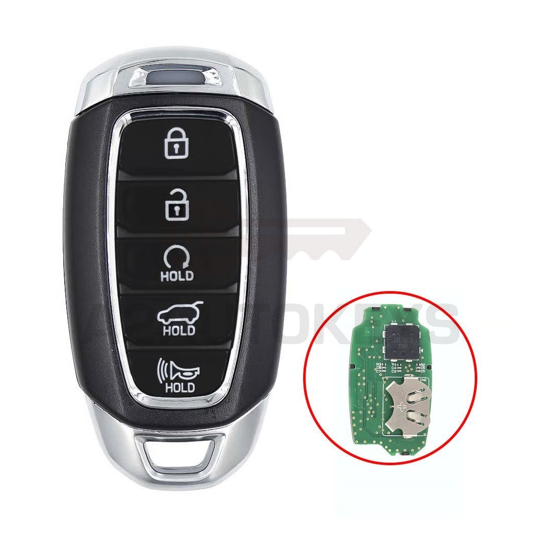 Hyundai 2019 Smart Remote Key Shell 4+1 Buttons