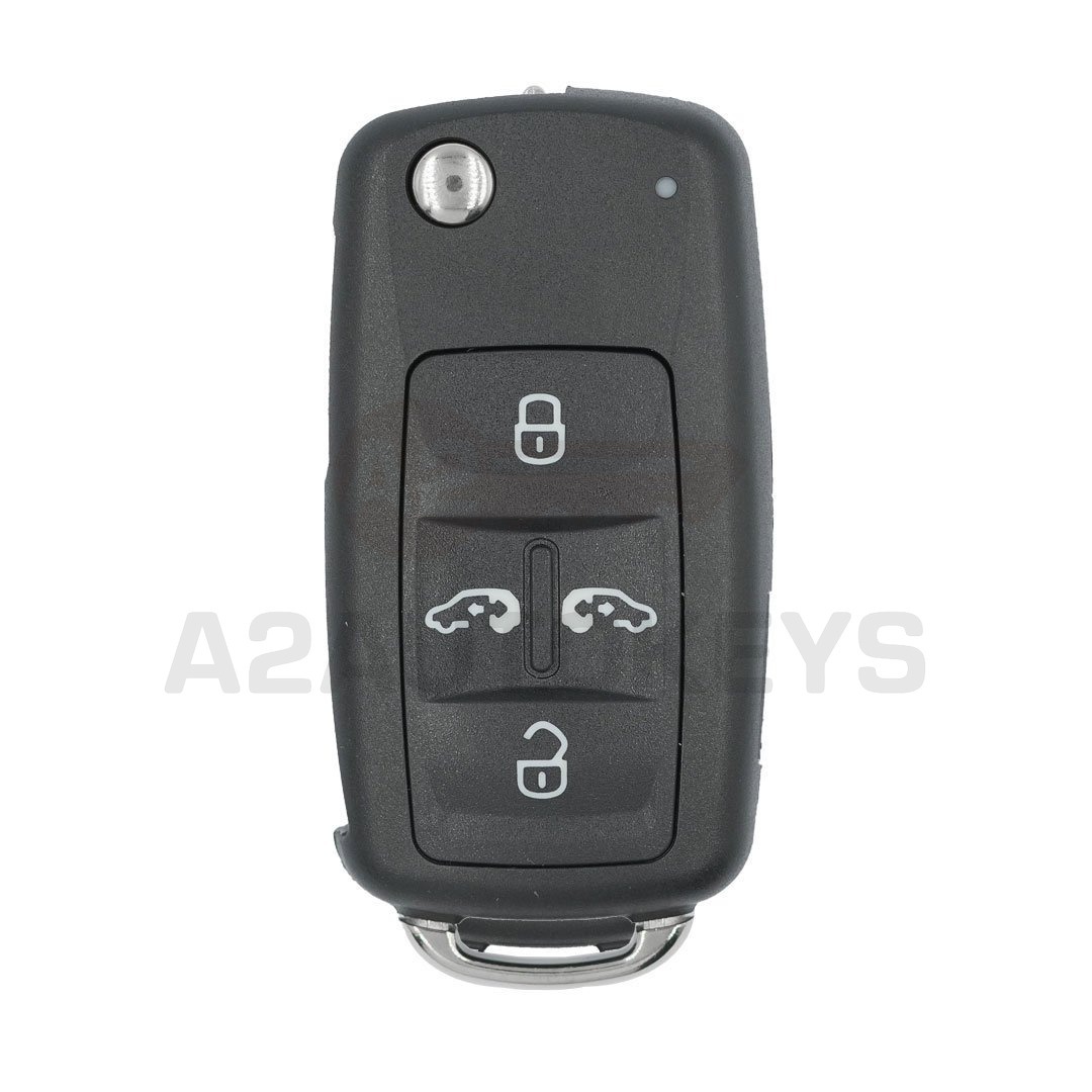 Volkswagen UDS Flip Remote Key Shell 5 Buttons SUV Type
