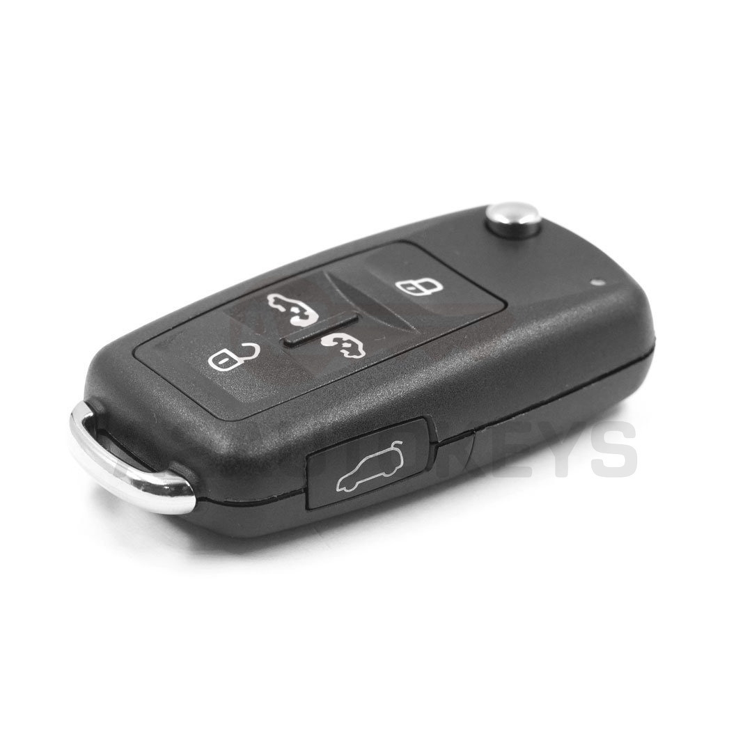 Volkswagen UDS Flip Remote Key Shell 5 Buttons SUV Type