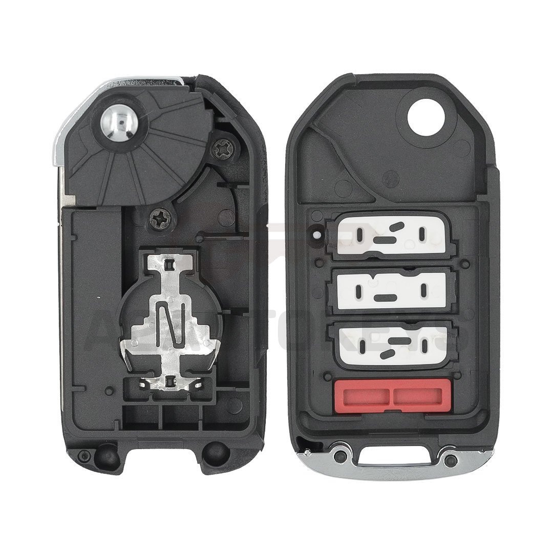 Honda Modified Flip Remote Key Shell 3+1 Buttons