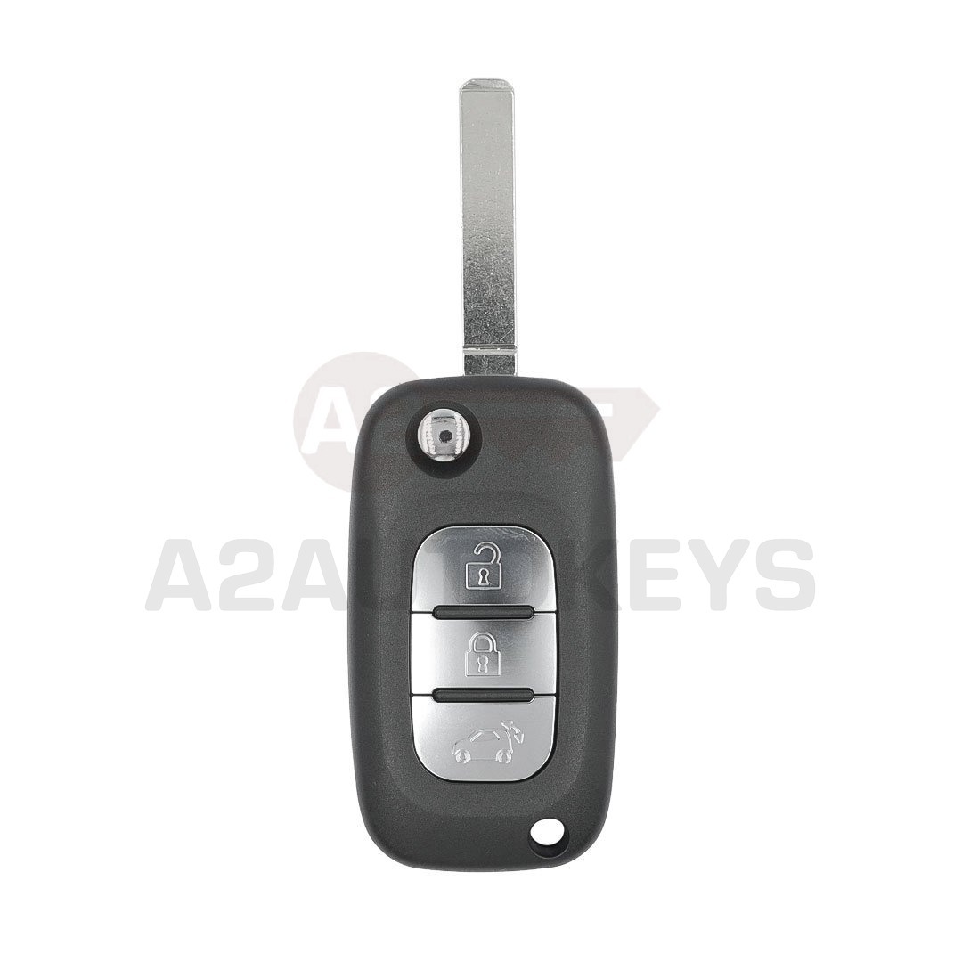 Smart 2016 Flip Remote Key Shell 3 Buttons