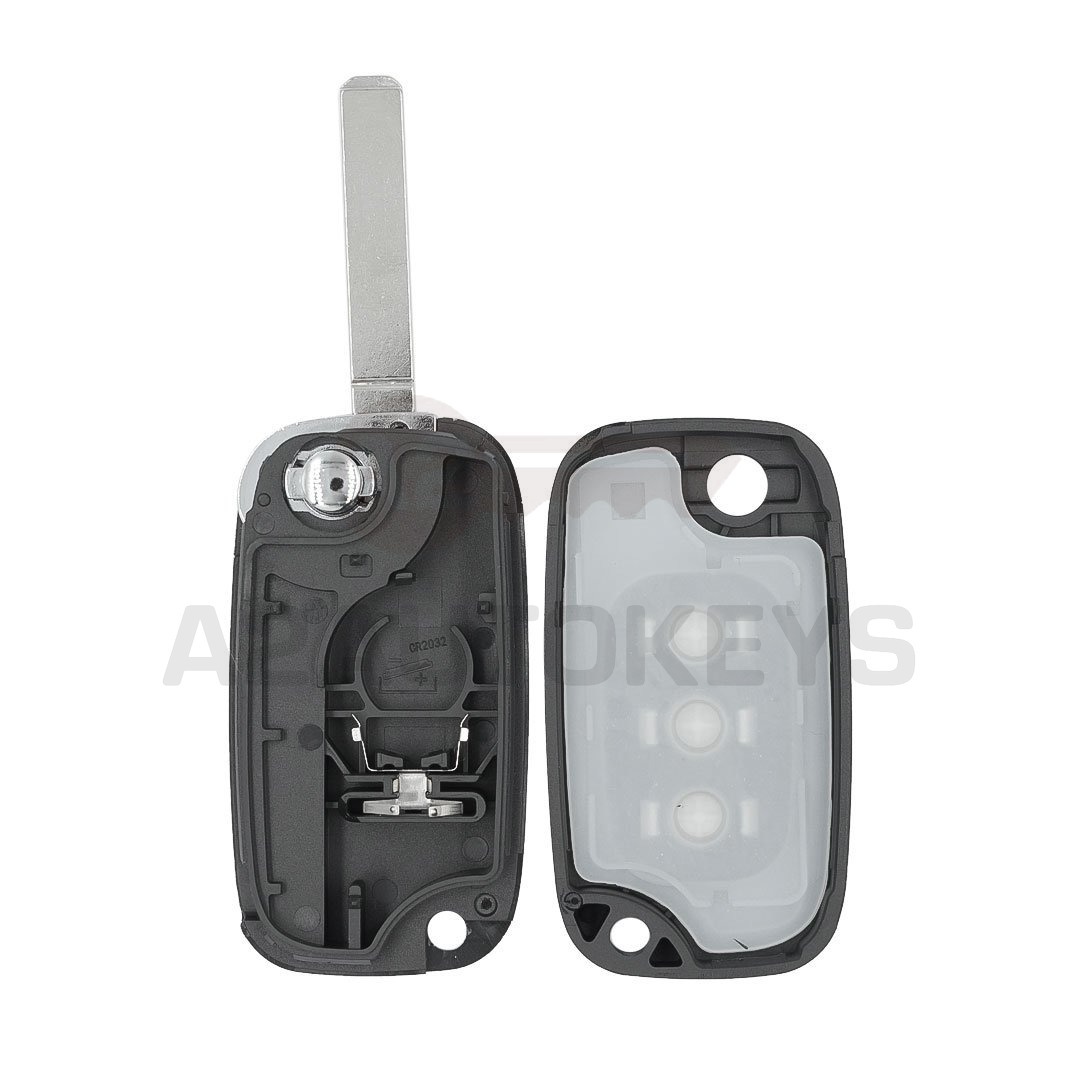 Smart 2016 Flip Remote Key Shell 3 Buttons