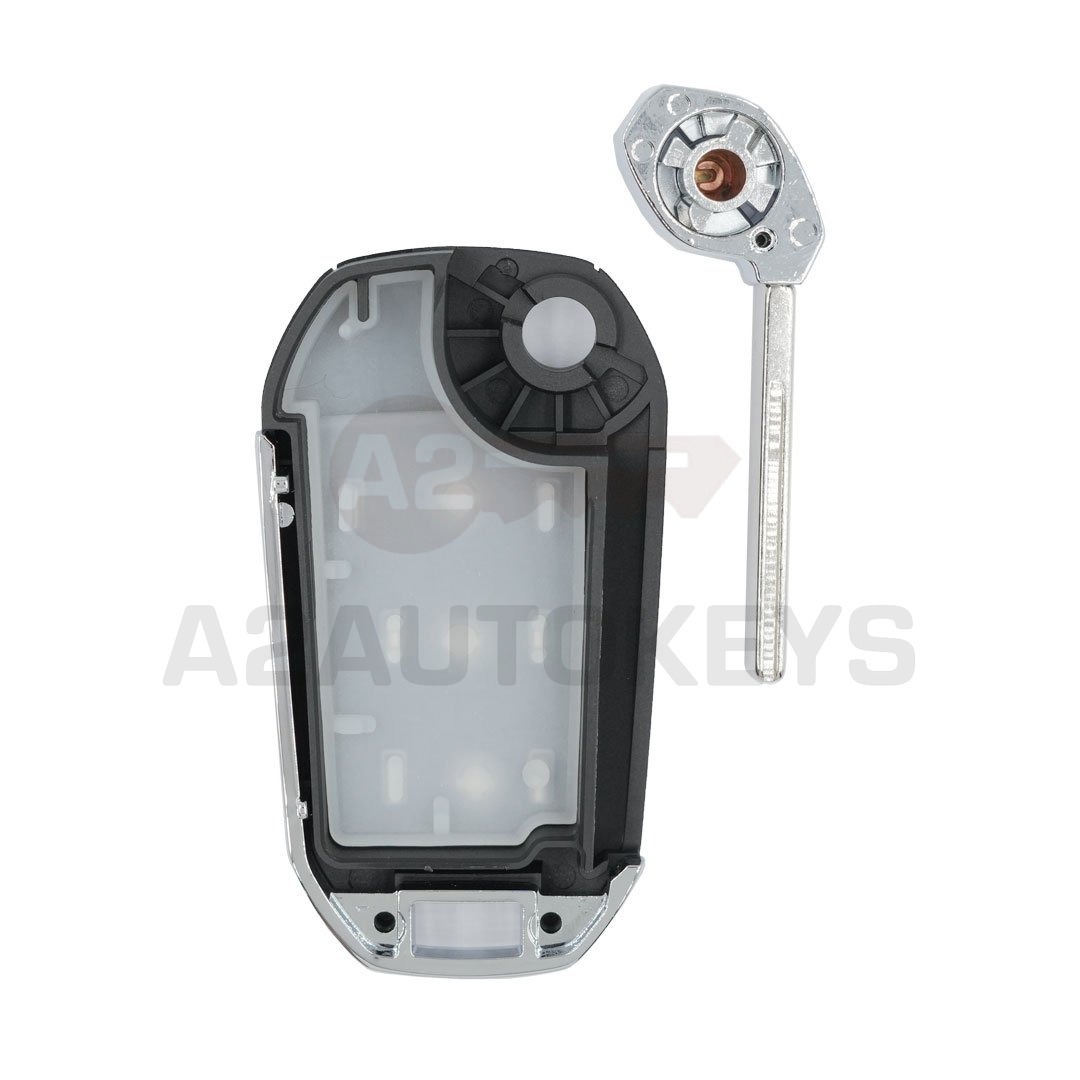 Peugeot Citroen 3 Button Flip Remote Key Shell With HU83 Blade