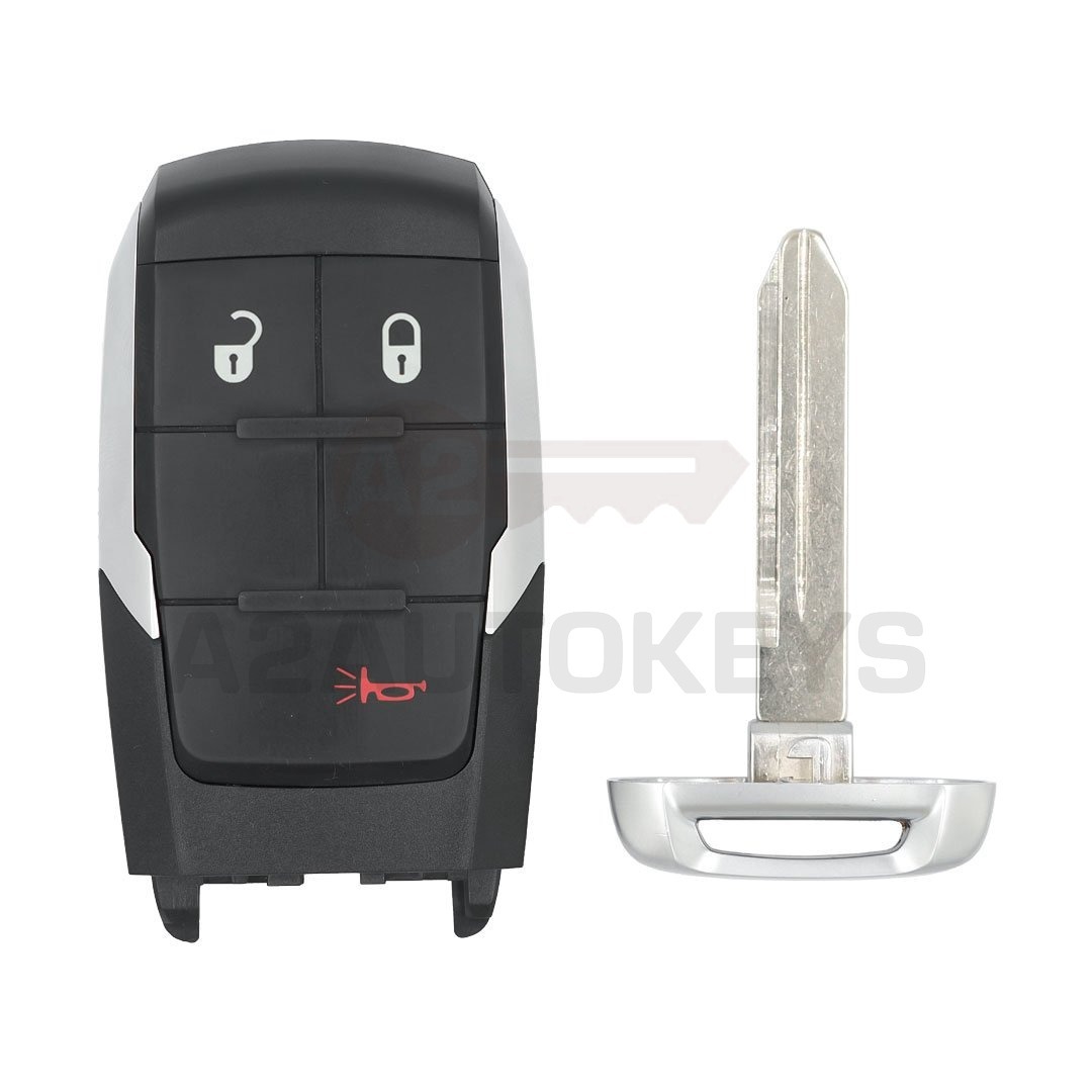 RAM 2020 Smart Remote Key Shell 2+1 Buttons Auto Start Without Light
